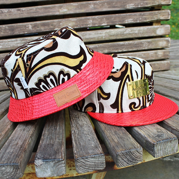 men leather hats/caps