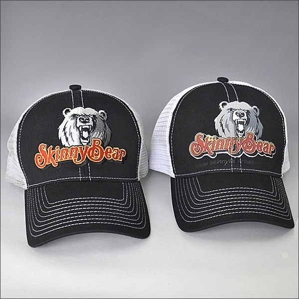 mesh curved bill trucker hat snapback cap