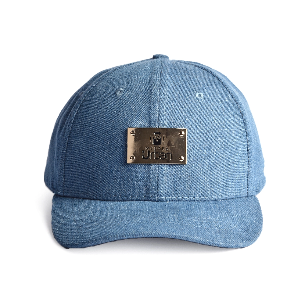 Gorras de béisbol ajustables del algodón de los deportes de encargo del logotipo del metal