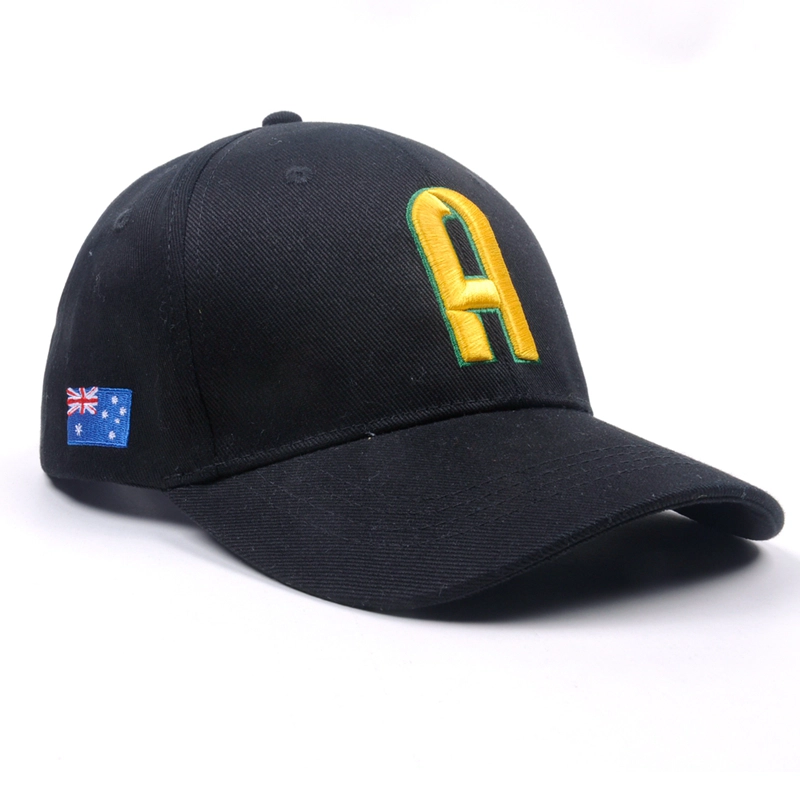 Metallic-Baseballmütze mit hochwertiger Stickerei