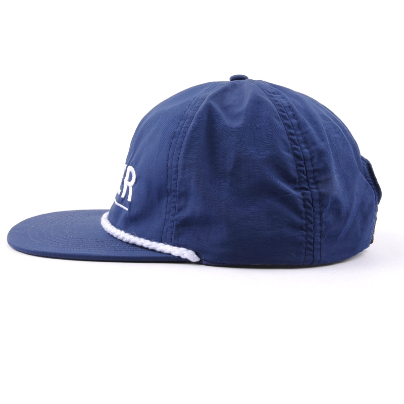 cappucci snapback non strutturati in poliestere con logo ricamato