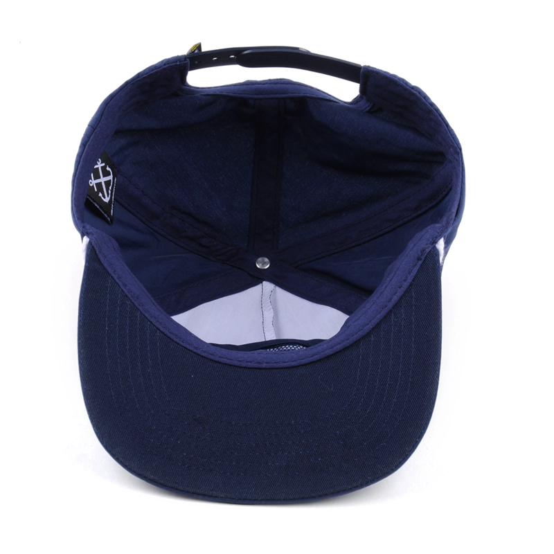 cappucci snapback non strutturati in poliestere con logo ricamato