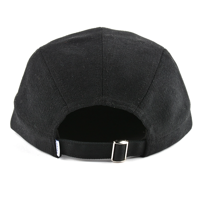 plain embroidery 5 panels embroidery caps custom