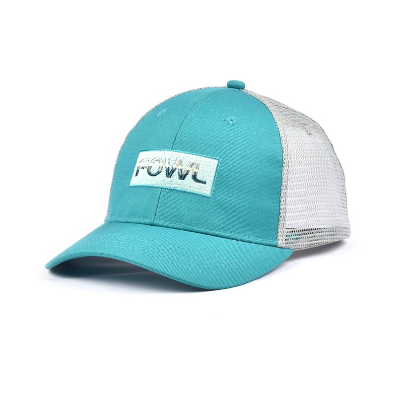 China plain flat embroidery baseball trucker caps custom manufacturer