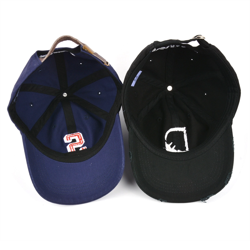 plain letters logo dad hat, China hat factory