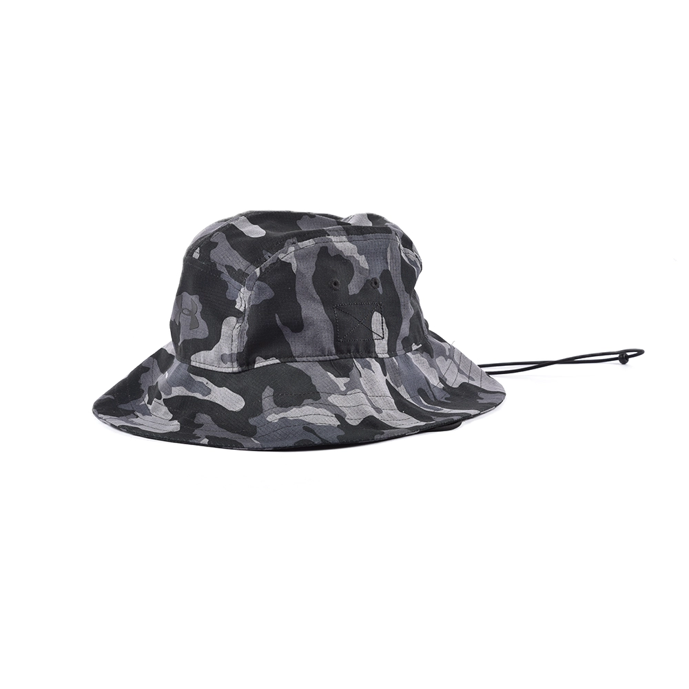 Plain Logo Camo Bucket Hats Großhandel