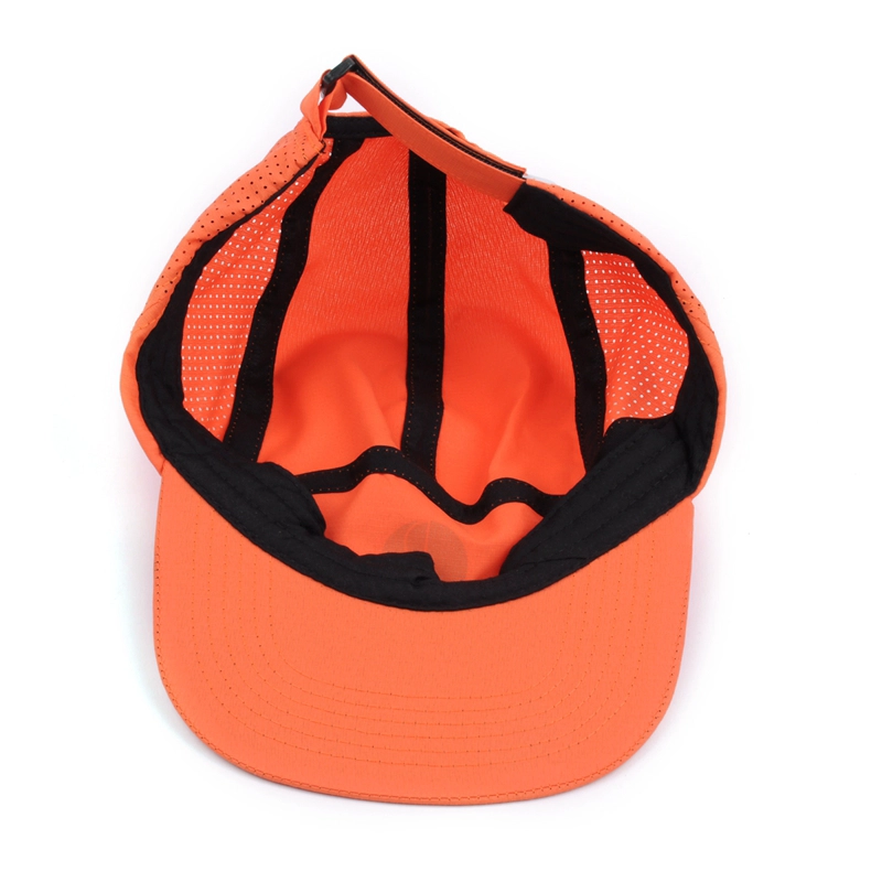 Einfaches Nylon 5 Panel Caps Design Logo