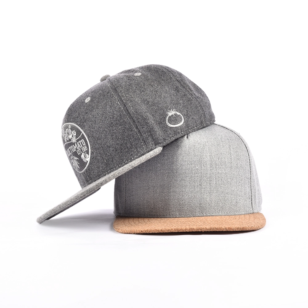 platte snapback-caps op maat gemaakte logo platte rand caps