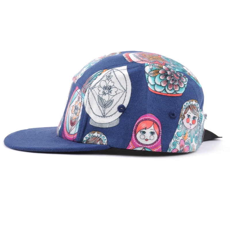druck logo 5 panels flache kappen benutzerdefinierte