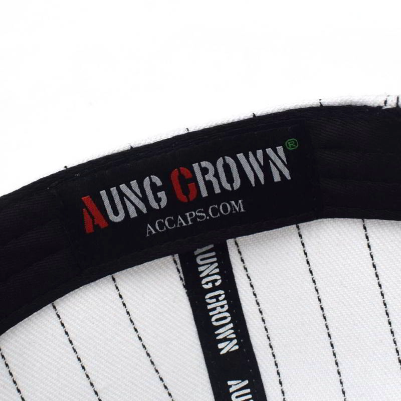 κούμπωμα κεντήματος aungcrown logo καπέλα μπέιζμπολ έθιμο
