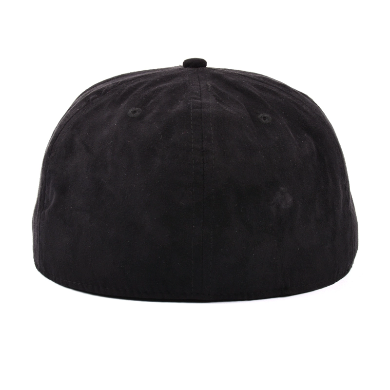 puff embroidery suede fitted snapback hats