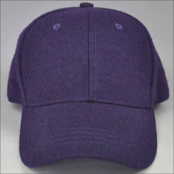 purple metal strap back baseball cap