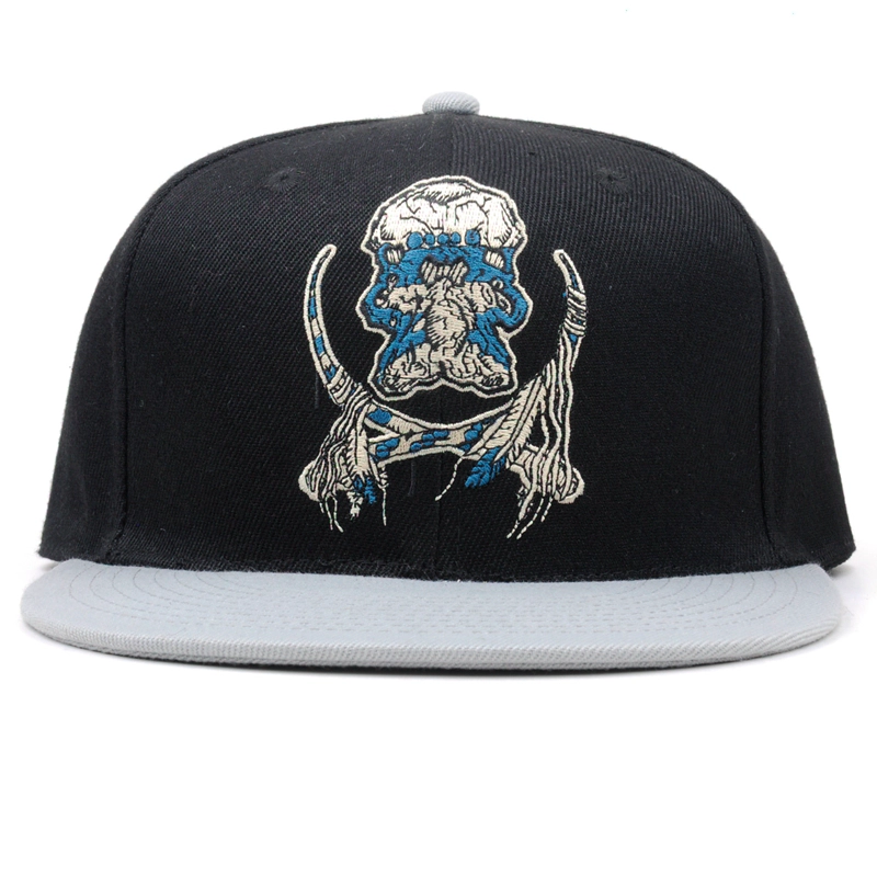 vecteur de modèle de chapeau de relance, logo de broderie casquette 6 panneaux