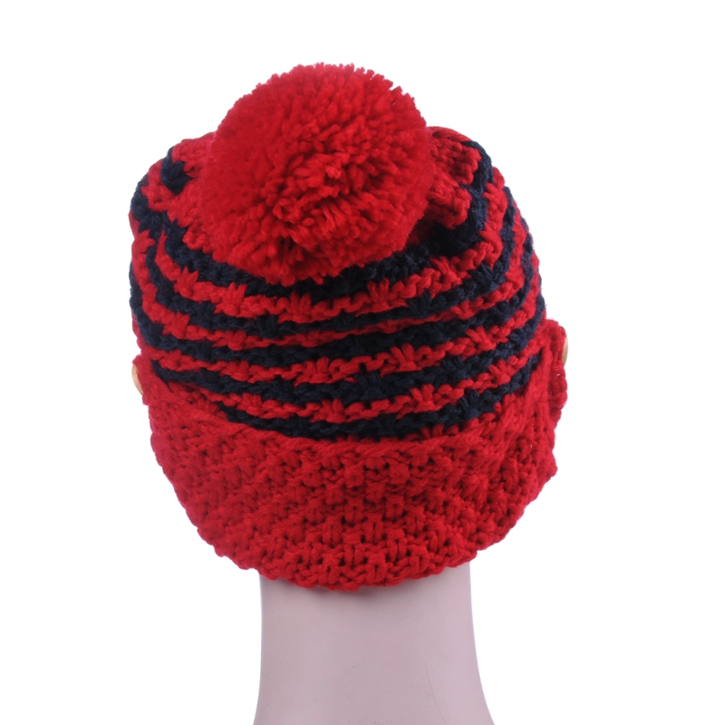 Bonnets chauds à pompons avec masque sur mesure
