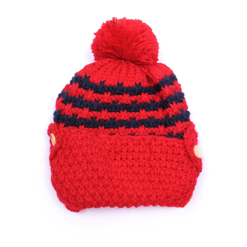 Bonnets chauds à pompons avec masque sur mesure