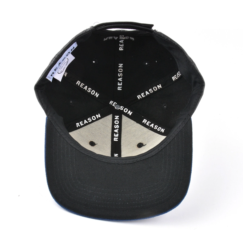 suède rand leren handdoek borduurwerk snapback caps