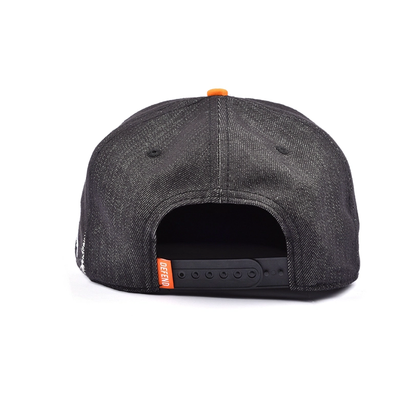 dos tonos de ala plana snapbacks sombreros bordado logotipo personalizado