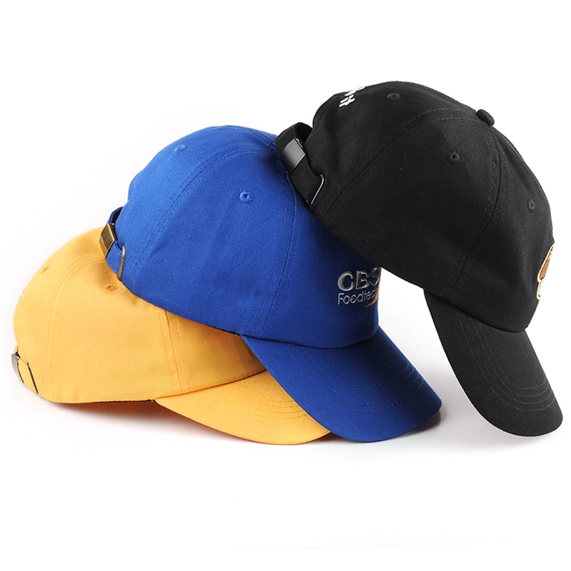 bordado no estructurado logo gorra de béisbol papá sombrero diseño logo