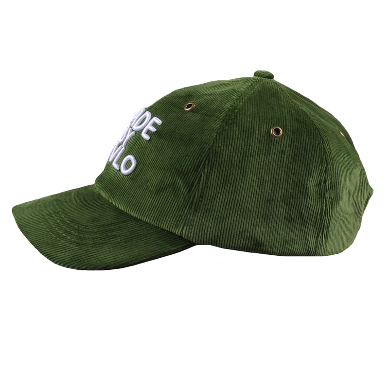 Belüften Sie 3D-Stickerei-Cord 6-Panel-Baseballkappe