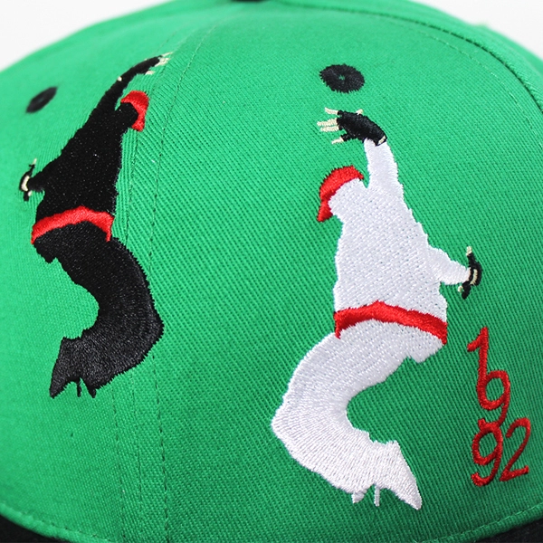 venta al por mayor verde underbrim sombrero del snapback