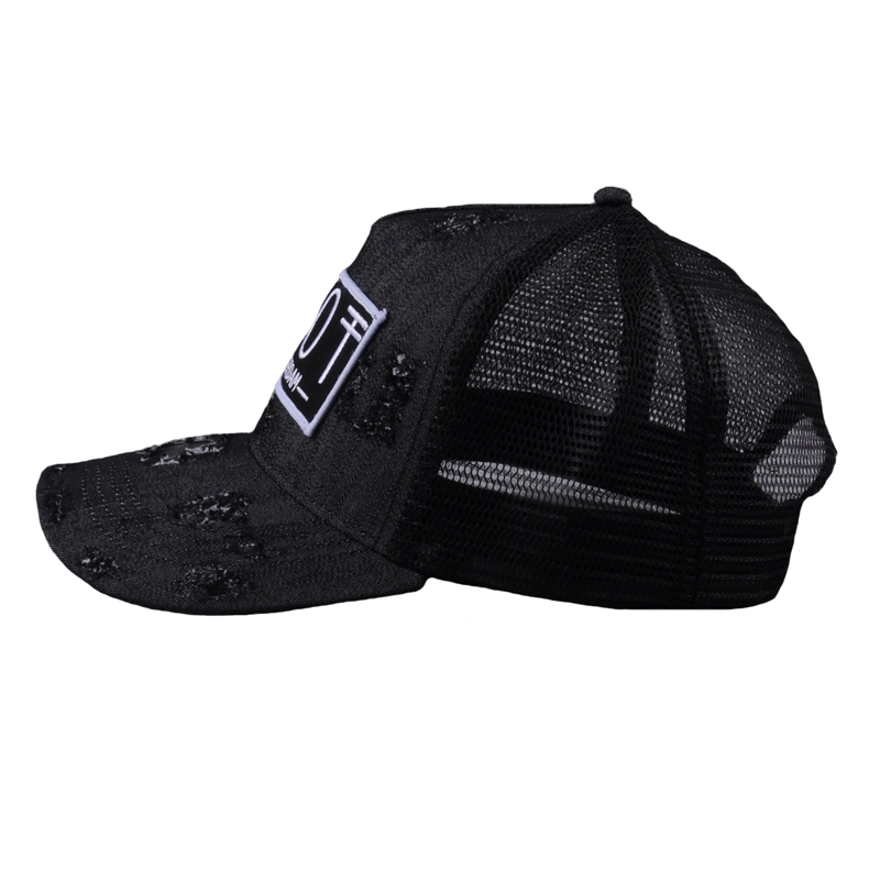 worn out baseball trucker cap, high quality hat supplier china