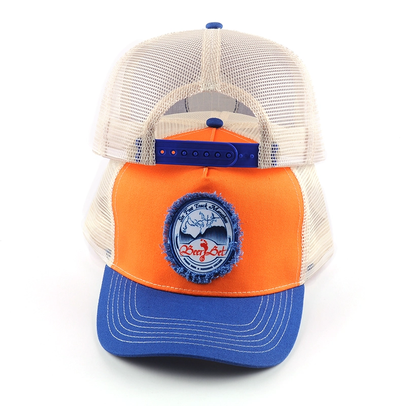 cappelli in maglia per cappelli da camionista sportivi da baseball con 5 pannelli in tessuto
