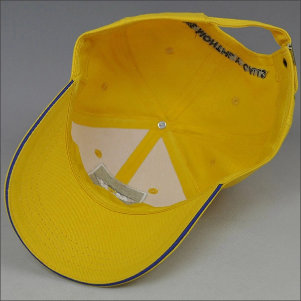 yellow baseball caps hats
