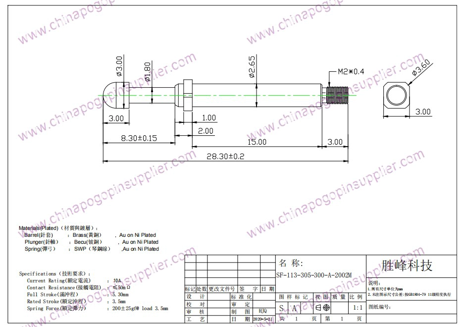 cable harness test probe