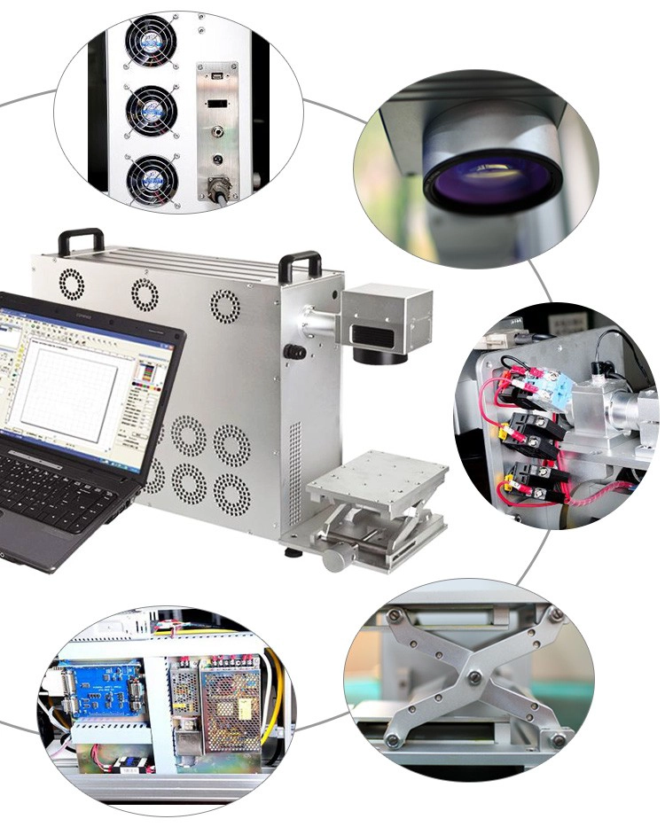 Fiber Metal Laser Engraver Maker Machine System