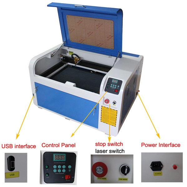 XB 4060 desktop laser engraving machine