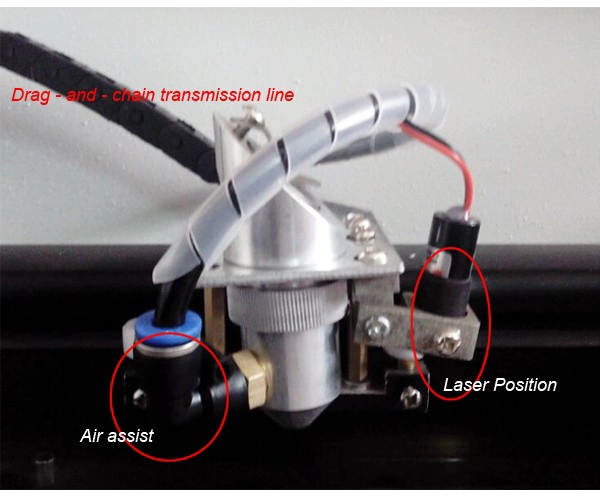 XB 4060 desktop laser engraving machine laser