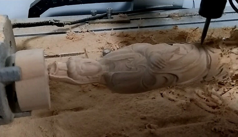 4 axis cnc router 6040 for fine carving