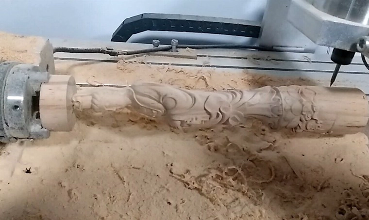 4 Axis CNC Router 6040 for round carving 2