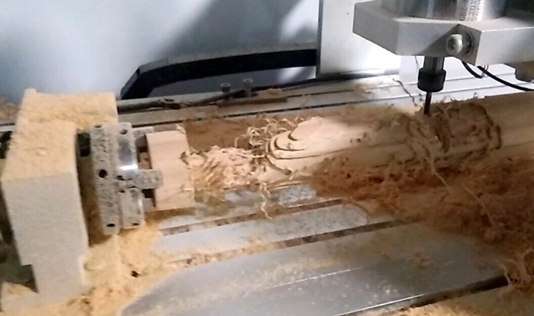 Mini 4 Axis CNC router 6040 for Rough Engraving