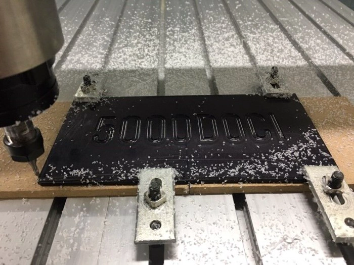Mini CNC Machine work
