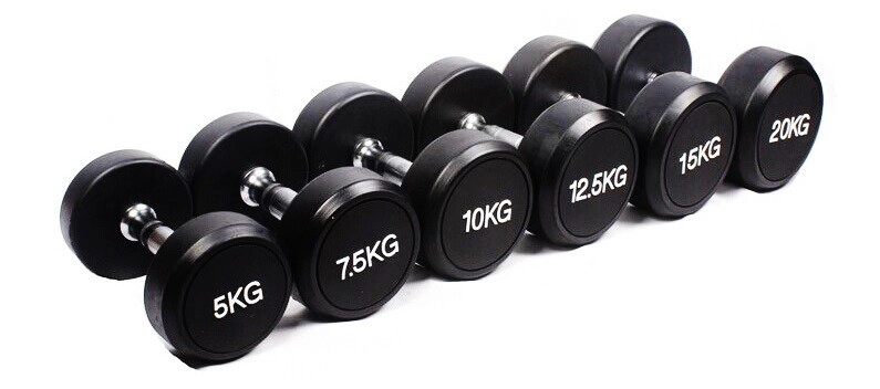 wholesale PU dumbbell