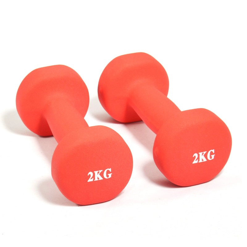 Chine China Fitness Colored Neoprene Dumbbells Pairs Supplier fabricant