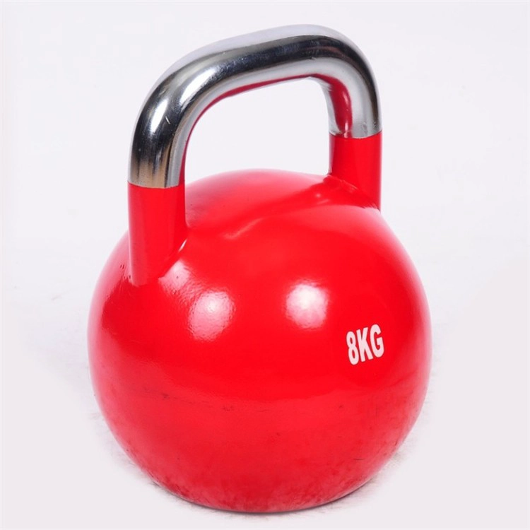 Kiina Pro grade colorful high performance men and women use steel competition kettlebell valmistaja