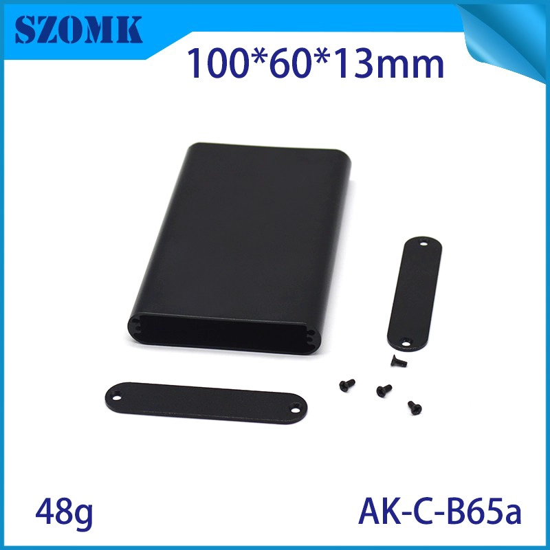 100*60*13mm SZOMK Aluminium Enclosure For Electronic Devices and PCB/AK-C-B65a