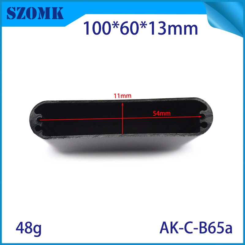 100*60*13mm SZOMK Aluminium Enclosure For Electronic Devices and PCB/AK-C-B65a