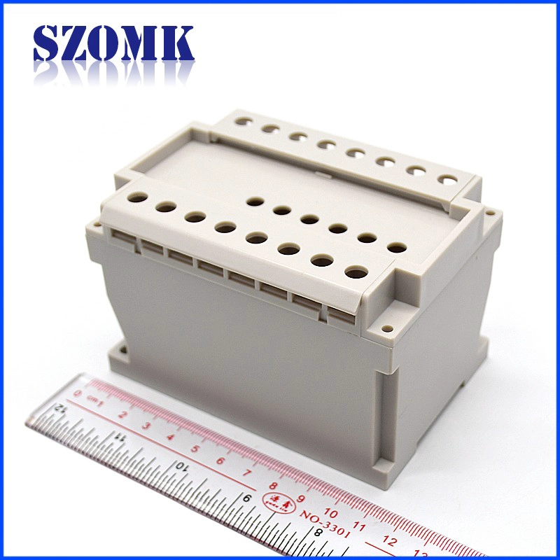 110 * 75 * 71mm ABS Din-Schienen-PLC-industrieller Plastikgehäusekasten SZOMK Equipment / AK-DR-44