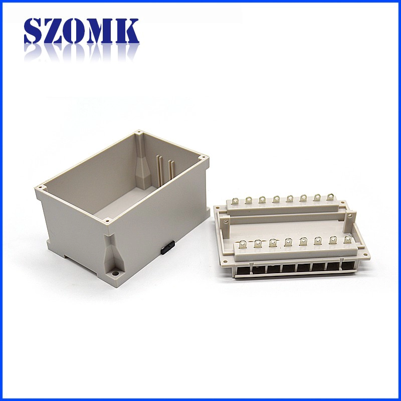 110*75*71mm din rail plastic enclosure AK-DR-44