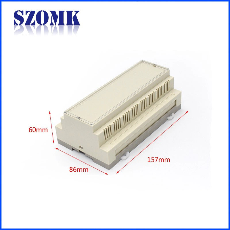 157 * 86 * 60 MM boîtier en plastique boîtier électronique de logement de contrôle de PLC de matériel industriel / AK80005
