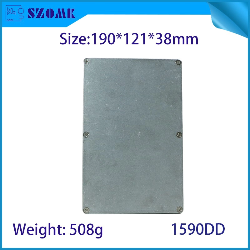 1590DD 190 * 121 * 38mm Metal de aluminio Metal Ptomp Caja de caja Caja Guitarra Pedal de efecto