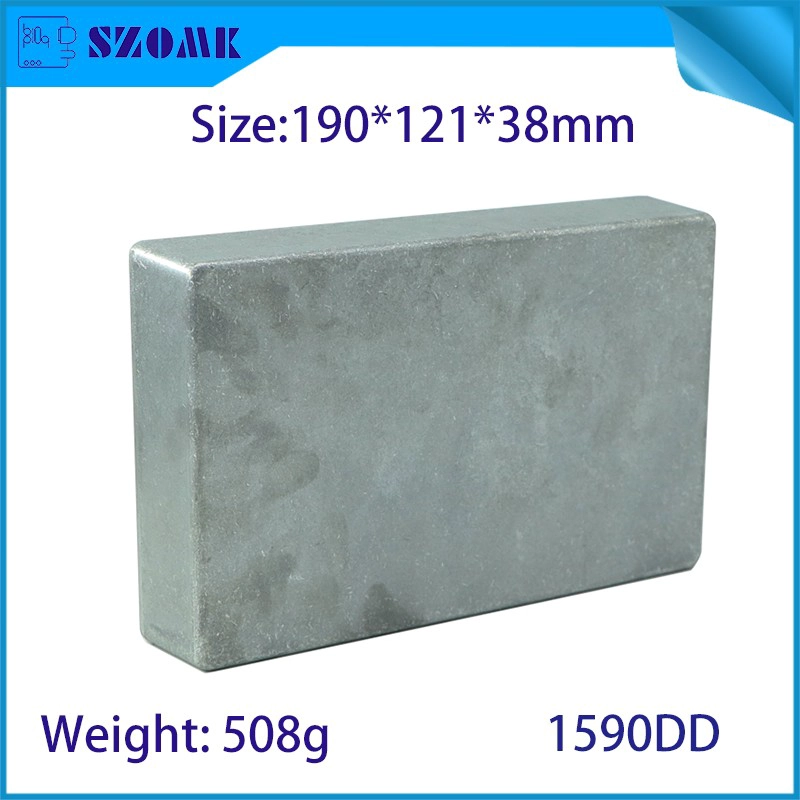 1590DD 190 * 121 * 38mm Metal de aluminio Metal Ptomp Caja de caja Caja Guitarra Pedal de efecto