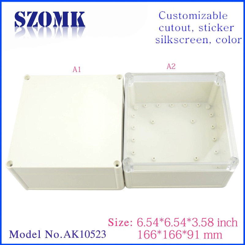 166*166*91mm ABS IP68 Plastic Waterproof Enclosure For Electronic Devices/AK10523-A2