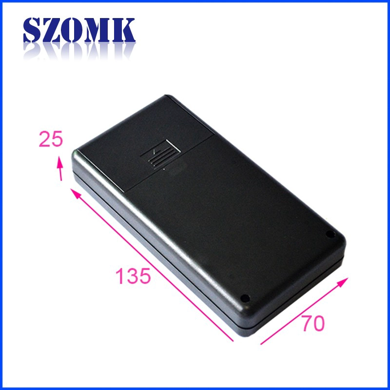 2 x AA battery hot selling electronic plastic enclosure plastic handheld electronic junction enclosure