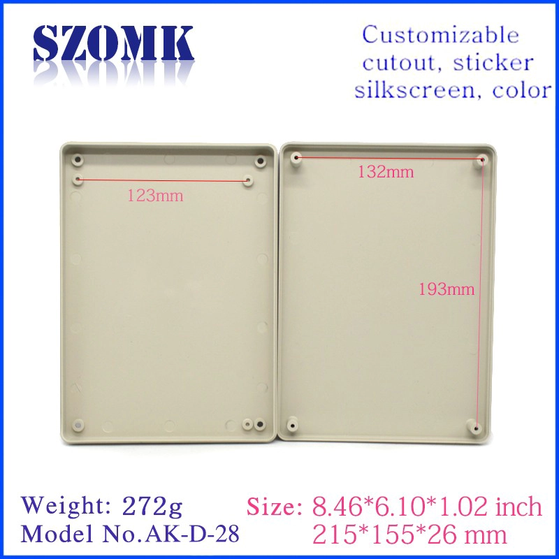 215*155*26mm abs box for pcb AK-D-28