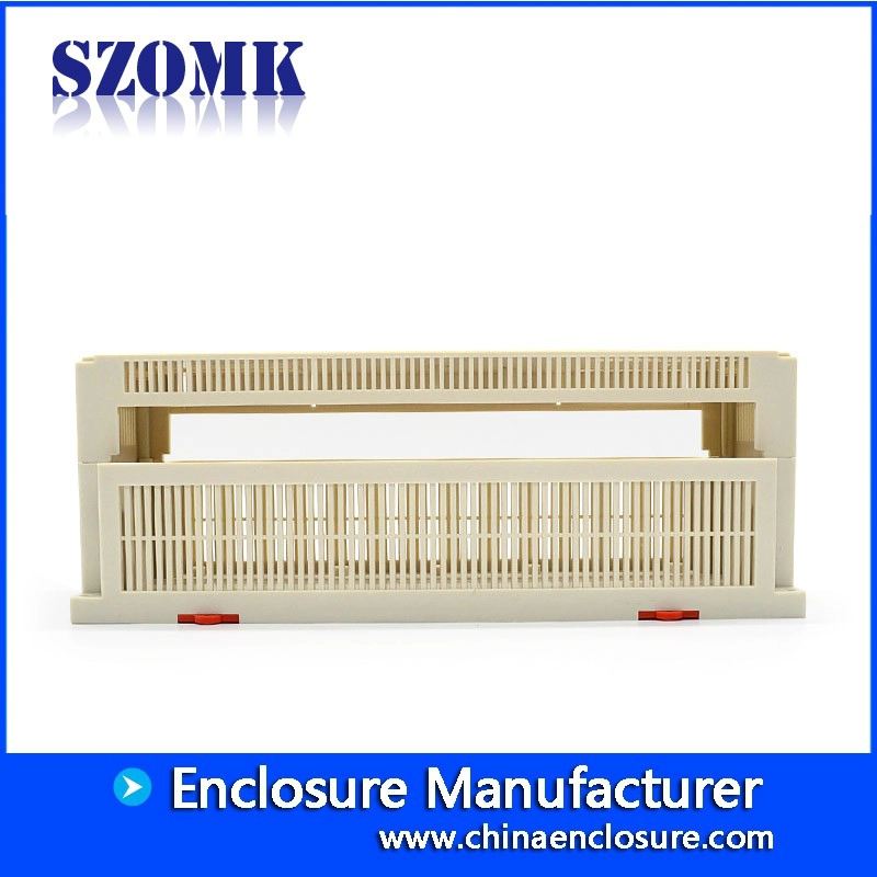 300*110*110mm plastic din rail enclosure for eletronic device plastic industrial housing from szomk