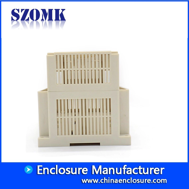 300*110*110mm plastic din rail enclosure for eletronic device plastic industrial housing from szomk
